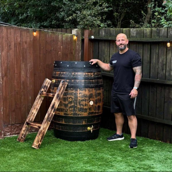 500L Sanded + Rustic Ladder